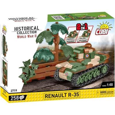 COBI Historical Collection 2719 - Renault R-35, WWII, Bausatz 1:48, 258 Klemmbausteine