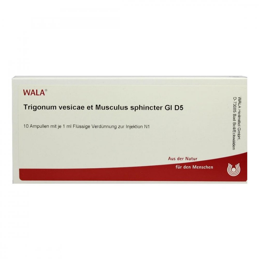 WALA Heilmittel GmbH Trigonum Ves.et Musc.sph.gl D5 Ampullen 03661110