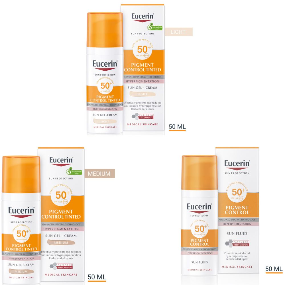 Eucerin Sun Protection Pigment Control SPF50+ Sun Fluid for Hyperpigmentation 50mL No Color SPF50+