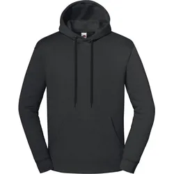 Fruit of the Loom Iconic Premium Hooded Sweat Unisex Hoodie mit CiCLO® Technologie, nachhaltig, graphit, 2XL