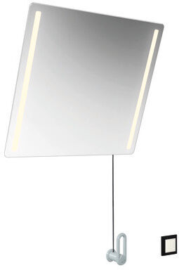 Hewi 801 miroir lumineux inclinable LED 801.01.40136 600x540x6mm, corail