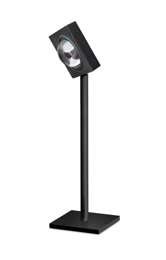 ETH Jake design tafellamp zwart met glazen elementen