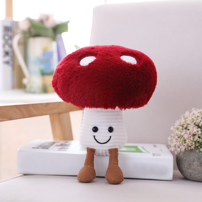 Playful Picks Cute Stuffed Mushroom Plush Toy For Kids & Adults 16cm