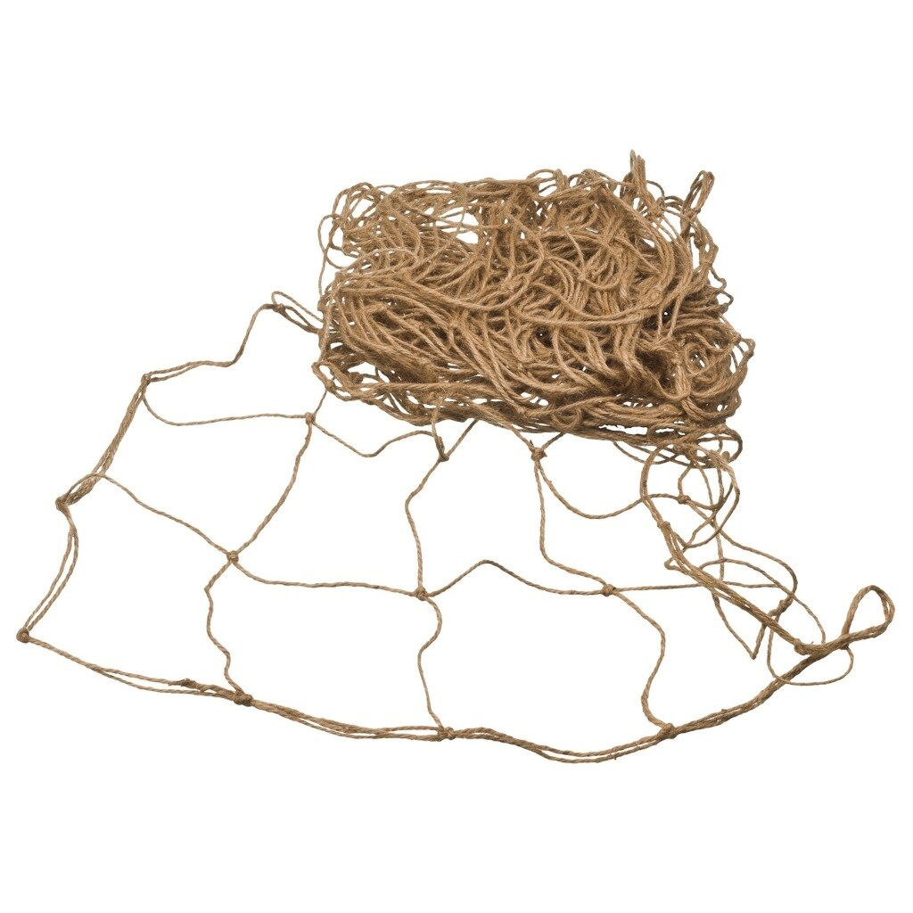 Nature klimgeleide net van jute, 1 x 3 meter