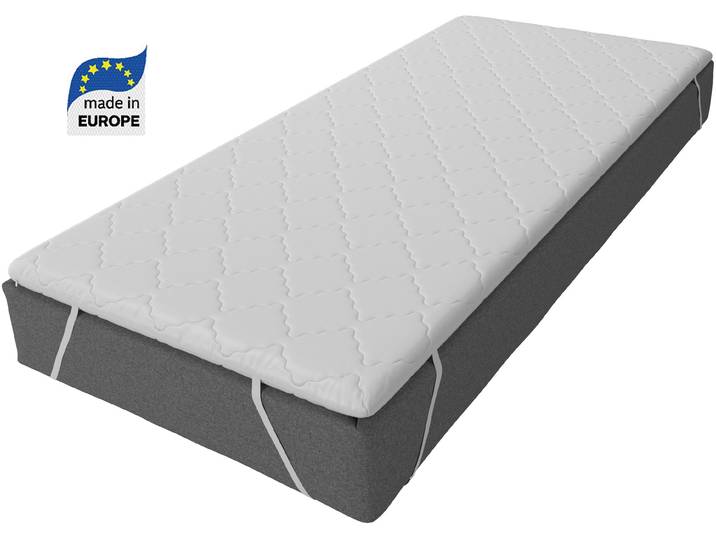 Topper OTTO HOME Isay, Topper 90x200, 140x200, 180x200 cm , weiß ((weiß)), B:180cm H:6cm L:200cm, Komfortschaum, Topper, Matratze, Boxspringbett, Allergiker geeignet (Hausstauballergiker)