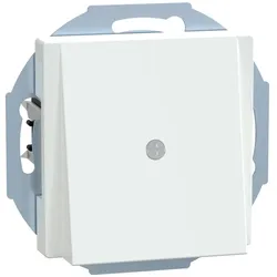 Merten 296325 Zentralplatte Leitungsauslass, aktivweiß glänzend, System M