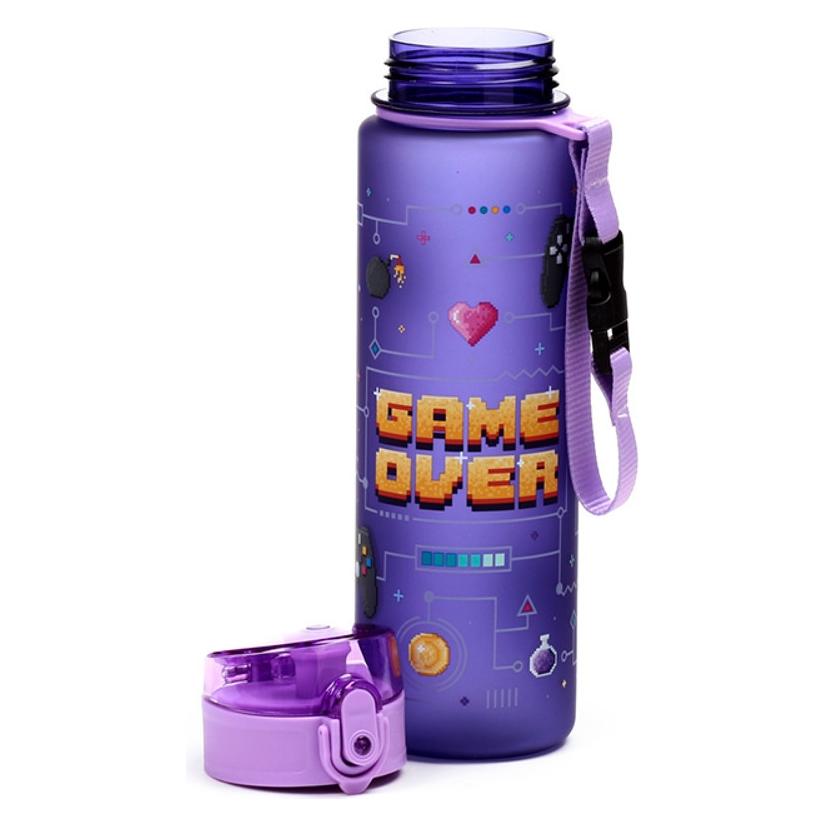 Puckator Game Over Bruchsichere Wasserflasche 600 ml (0.60 l) (59442616)