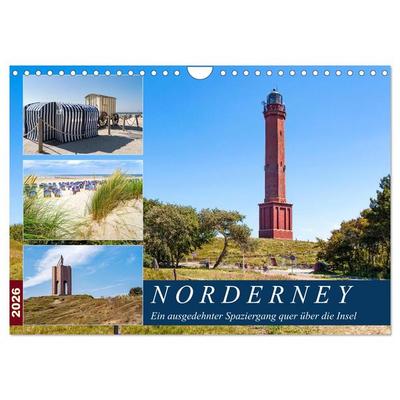 Norderney Spaziergang (Wandkalender 2026 DIN A4 quer), CALVENDO Monatskalender