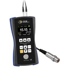 PCE Instruments Materialdickenmessgerät PCE-TG 300-NO5  1 … 600 mm Sensor 5 MHz ⌀10 mm Puls-Echo Echo-Echo USB
