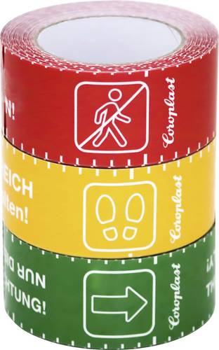 Coroplast 1466 SDR 217519 Bodenmarkierungsband Gelb (L x B) 10m x 60mm 1St.