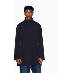 A|X Armani Exchange für Herren. XM001579AF16926UB101 Langer Mantel mit Stehkragen und verdecktem Verschluss Essential marineblau (S), Lässig