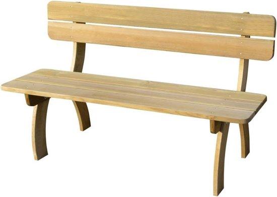 Famanu Holzbank Rustikales Design - 150 cm Breit - Grün