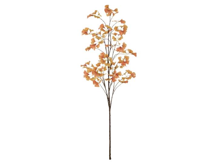 Kunstblumen Gingkozweig, Orange Gasper