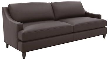 Cameron Leather Sofa - Espresso Leather, Espresso Latte - Ballard Designs