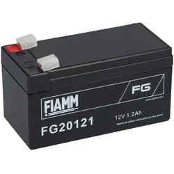 FIAMM FG20121 Standard AGM Bleiakku 12V 1,2Ah T1 / Faston 4,8 mm