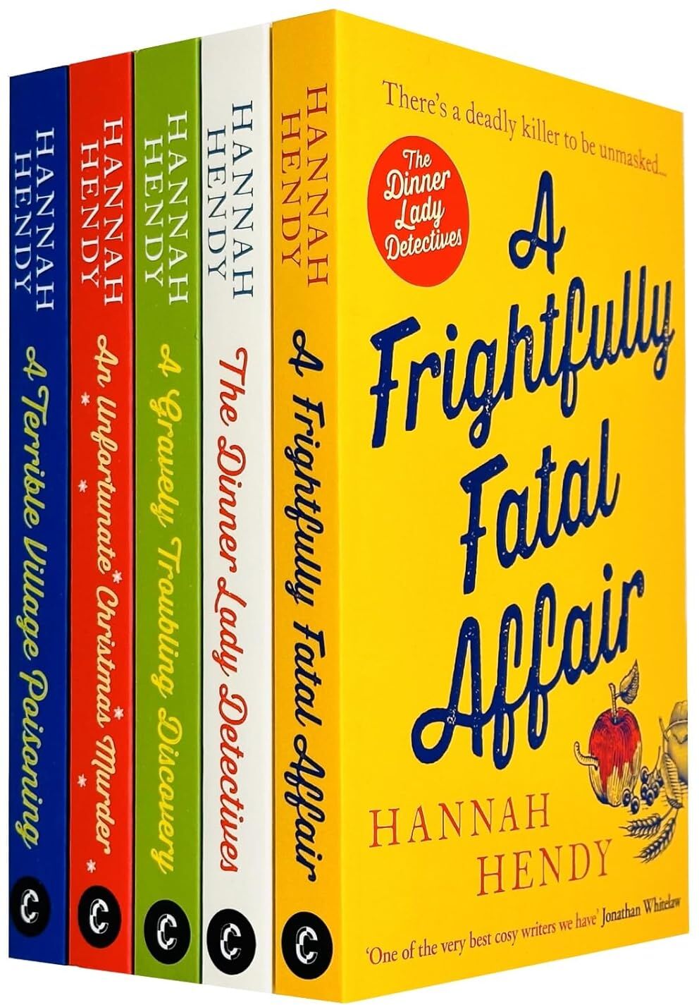 Canelo Ltd. The Dinner Lady Detectives 5 Book Collection Set by Hannah Hendy – Cozy Village Murder Mystery Collection