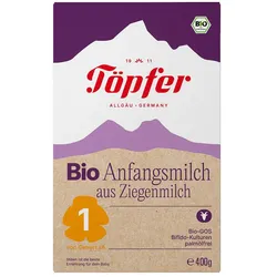 TÖPFER Bio Anfangsnahrung auf Ziegenmilchbasis 1 400 g
