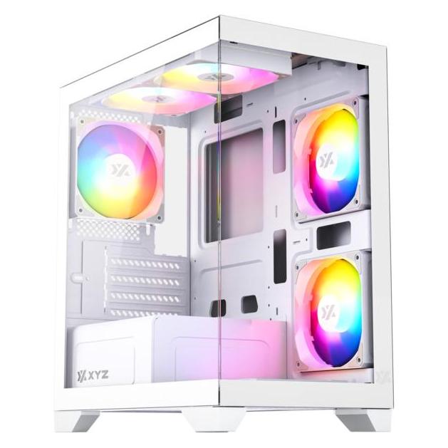 xyz Vista Lite Titanio (mATX) (X-CS-TITANIUMVIEWLT-W)