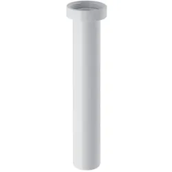 Geberit Einlaufrohr mit Überwurfmutter 241407111 zu WT-Siphon, weiß-alpin