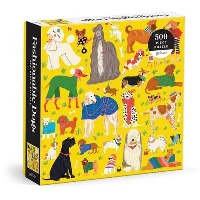 Fashionable Dogs. 500 Piece Puzzle