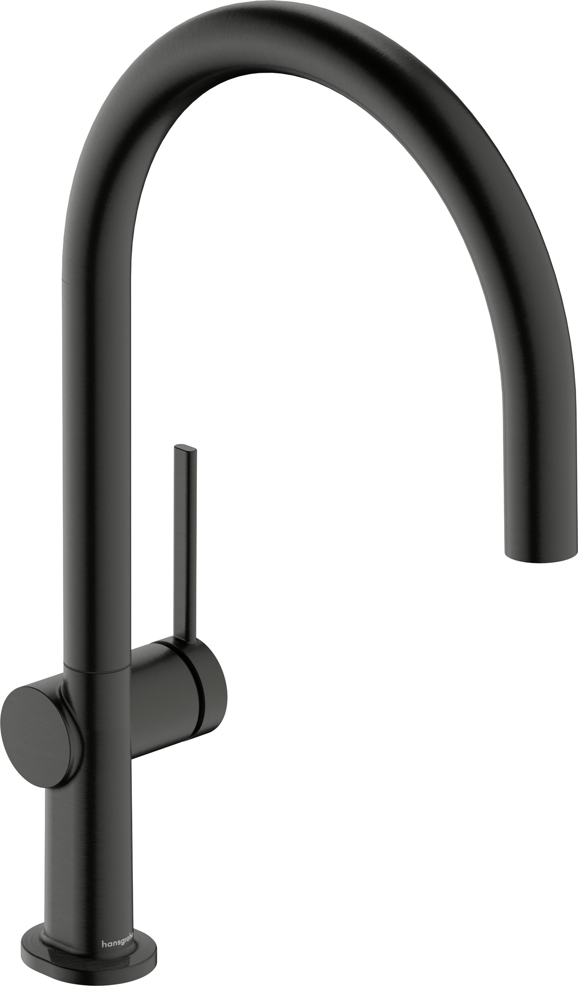 Mitigeur d'évier Hansgrohe Talis M54 72843340 1 jet, chrome noir brossé