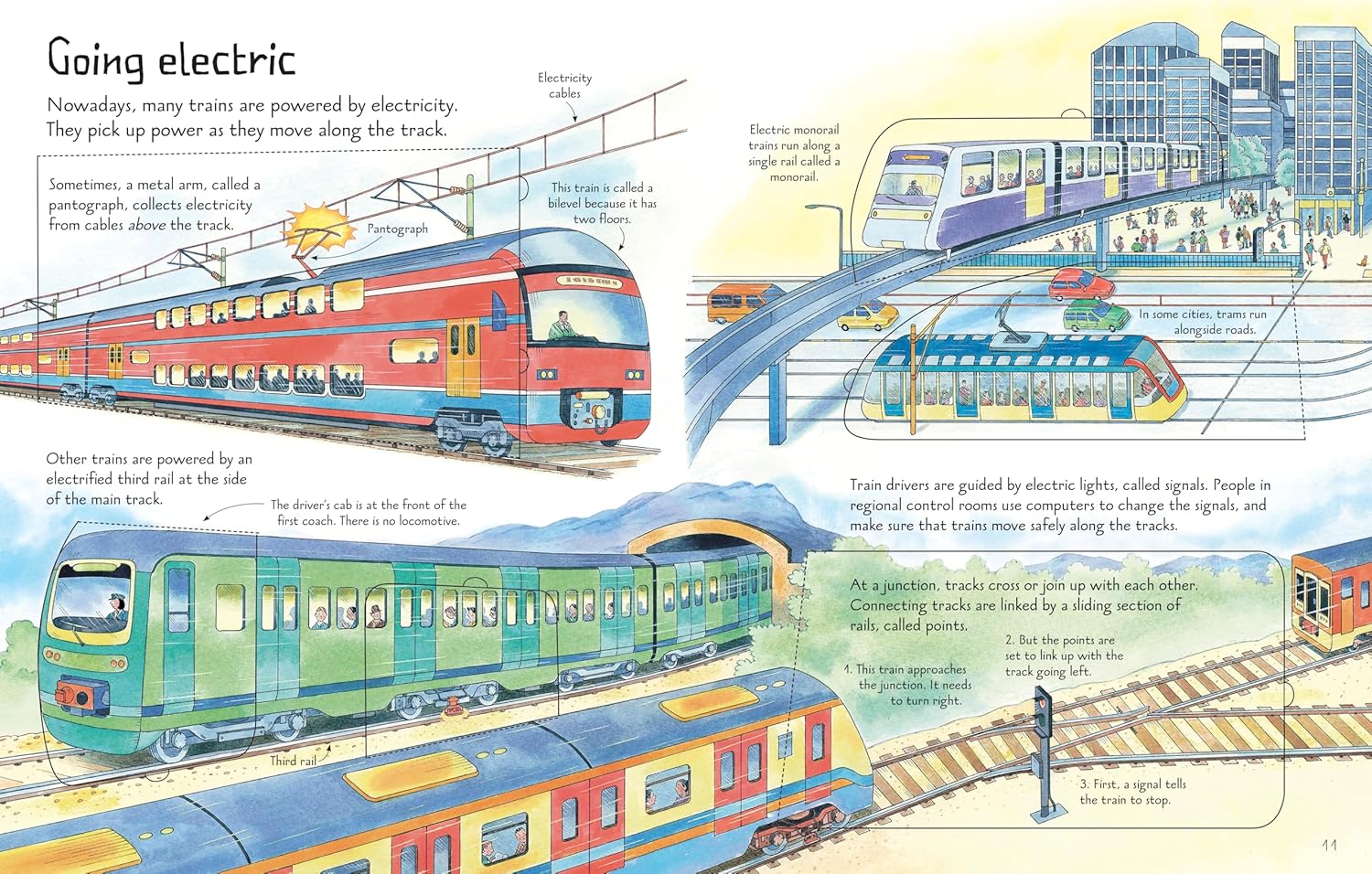 See Inside Trains – Usborne Lift-the-Flap Educational Book for Children   Interactive Train & Transport Learning Book