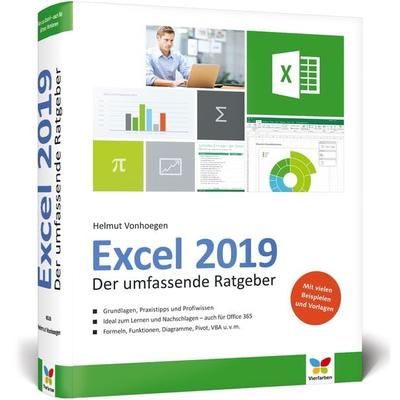 Excel 2019, Gebundene Ausgabe von Helmut Vonhoegen, Vierfarben, 978-3-8421-0526-3