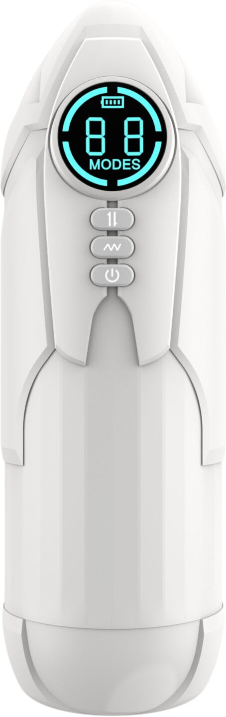 Mroow - automatic stroking vibrating masturbator (black)