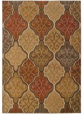 Style Haven Kalinda Moroccan Lattice Panel Area Rug