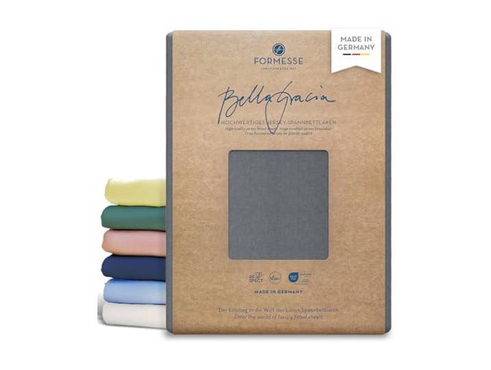 Bella Gracia Alto hochwertiges Jersey-Spannbettlaken Boxspring: glatt,weich