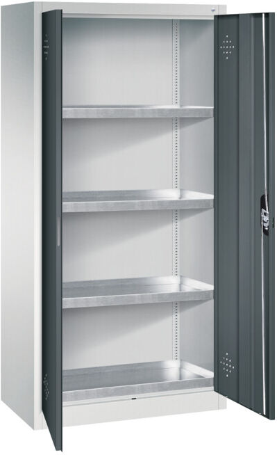 C+P Armoire environnementale Acurado, 1950x930x500mm, 7035/7016 ; C + P Möbelsysteme (8921-315 S10427)
