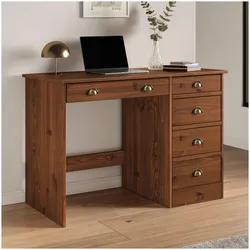 Idimex, Schreibtisch, Schreitbtisch mit Schubladen LANA (114 x 54 x 76 cm)