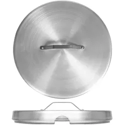 PENTOLE AGNELLI Lammfell-Kochgeschirr, professioneller 4-Scheiben-Kasserollendeckel aus Aluminium, 40 cm
