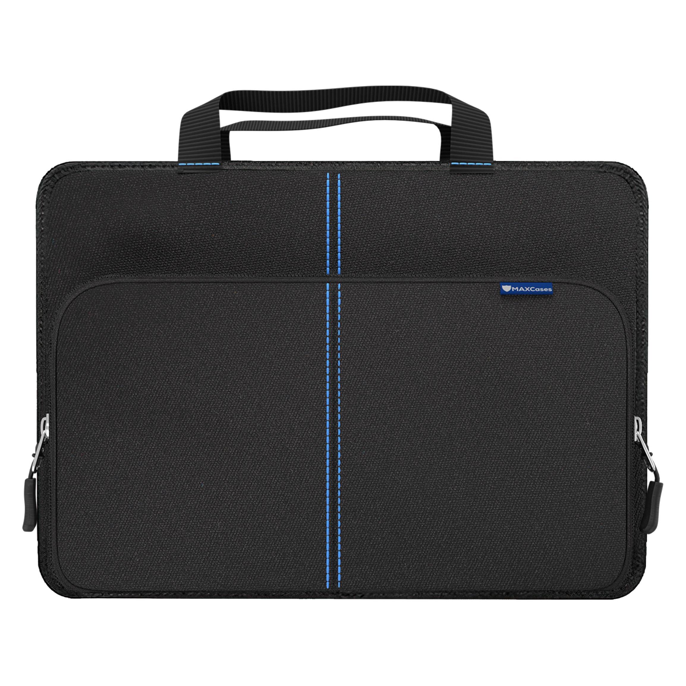 MaxCases EXPLORER 5 WORK-IN CASE W/POCKET 14 (BLACK) (14") (MCEB5P14BLK)
