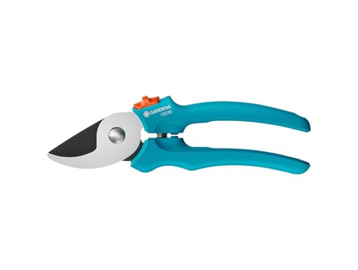Gardena Sécateur de jardin EasyCut: coupe en dérivation\, diamètre de coupe 20 mm\, poignées ergonomiques\, lames PowerCoating\, qualité durable (12230-20)
