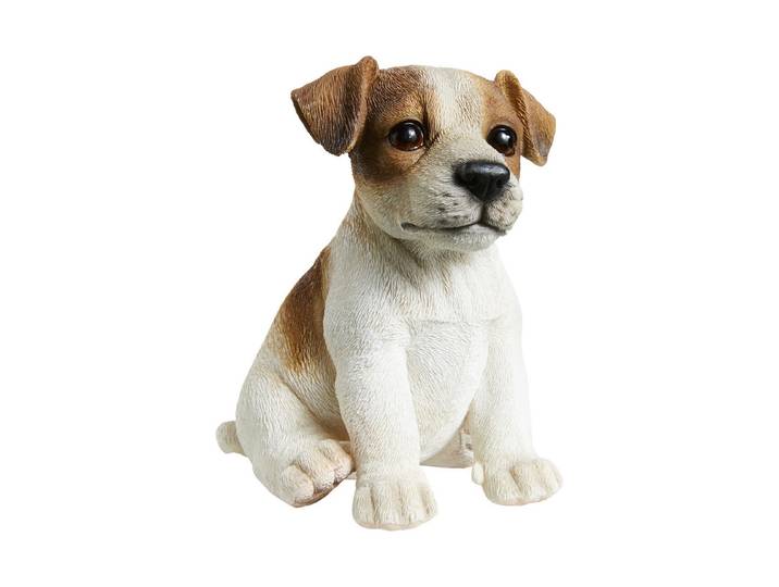 Vivid Deko Jack Russell Welpe Weiss-Braun 16.4 × 10.9 × 16.3 cm
