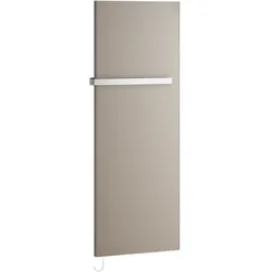 Kermi Pateo-E Infrarotheizkörper, Glanzsilber Metallic, 1725x600x66 mm, mittige/seitliche Anschlussmöglichkeiten, max. 620 W, Schutzklasse I