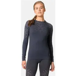 ODLO Damen Unterhemd BL TOP crew neck l/s KINSHIP P, Größe XS in Pink Pink