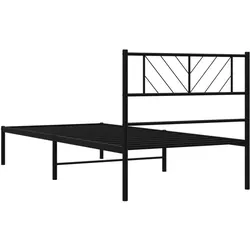 vidaXL, Bett, Ratenon (mit Kopfteil) (80 x 200 cm)