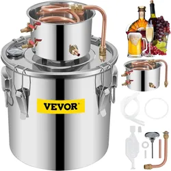 VEVOR Destilliergerät 8 Gal Wasserdestillierer Wasserdispenser Edelstahl Destillateur Wasser Destillertes Wasser Maschine