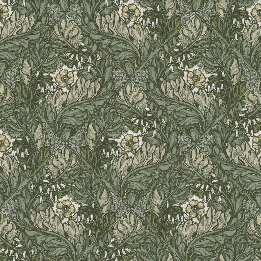 Galerie Home Laurence Llewelyn-Bowen Off The Wall Rambleicious Green 1,005cm L