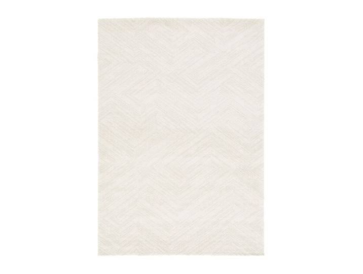 Tapis design ultra doux en fibres recyclées blanc 200 x 290 cm