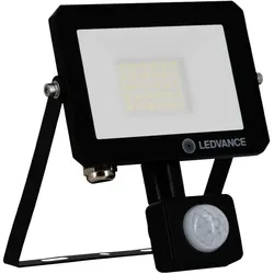 LEDVANCE Kompakter LED Fluter FLOODLIGHT EFFECT SENSOR 4000K neutralweißes Licht 20W  IP65 in Schwarz