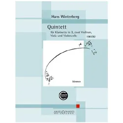 Quintett für Klarinette, 2 Violinen, Viola und Violoncello, Fachbücher von Hans Winterberg