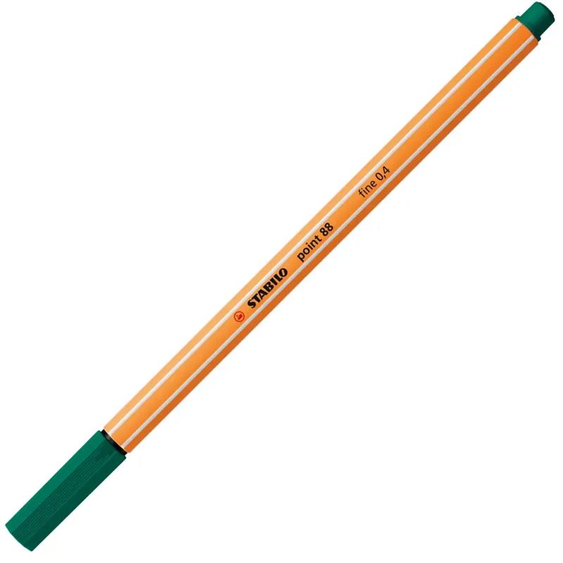 STABILO point 88 Fineliner grün 0,4 mm, 1 St. (88/53)