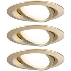 PAULMANN EBL Nova Coin 3stepdim rd schw LED 3x6W