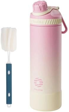 Uplifted Finds Fjbottle Vacuum Insulated Flask 710ml 950ml Stainless Steel Thermal Travel Tumbler pink 950 Ml
