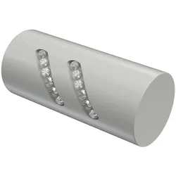 ENDSTÜCKE FÜR GARDINENSTANGEN 20 mm Ø, Zoena Weiß, Packung 2 Stück