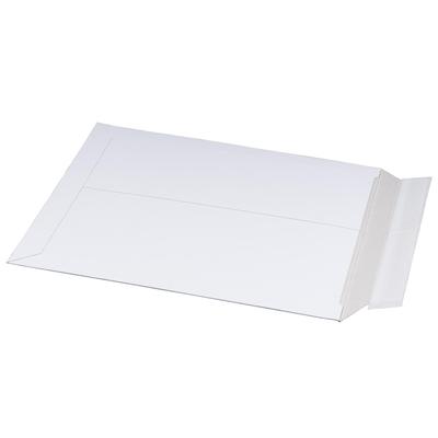 VEPATIM 100x Vollpappe-Versandtasche 285x365mm stabile Vollpappe Selbstklebeverschluss B4 weiß