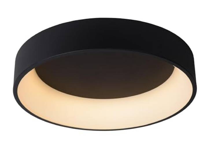 LUCIDE TALOWE LED - Plafonnier - Ø 60 cm - LED Dim. - 1x42W 3000K - Noir
